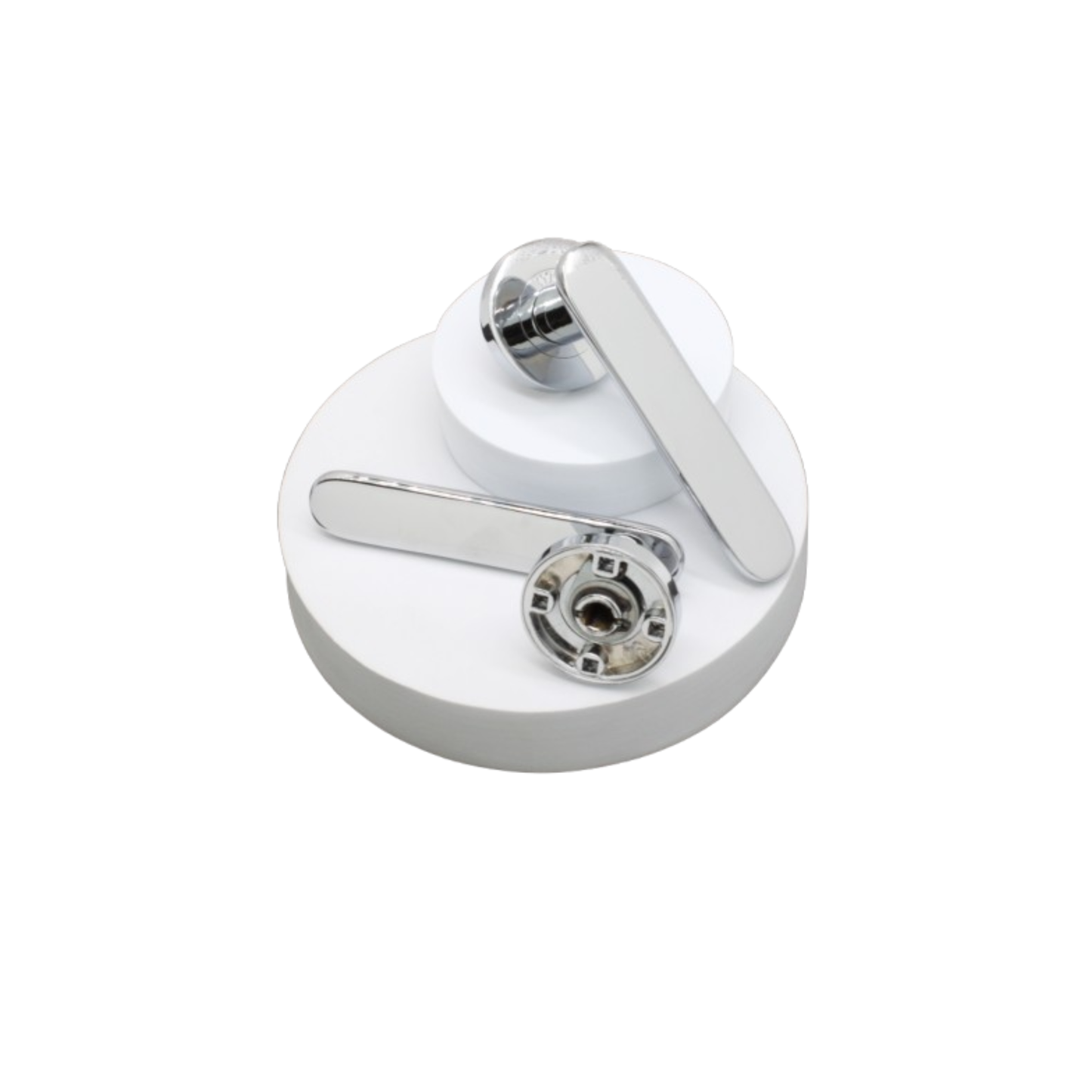 Skyla Lever on Rose Polished Chrome Lock Pack