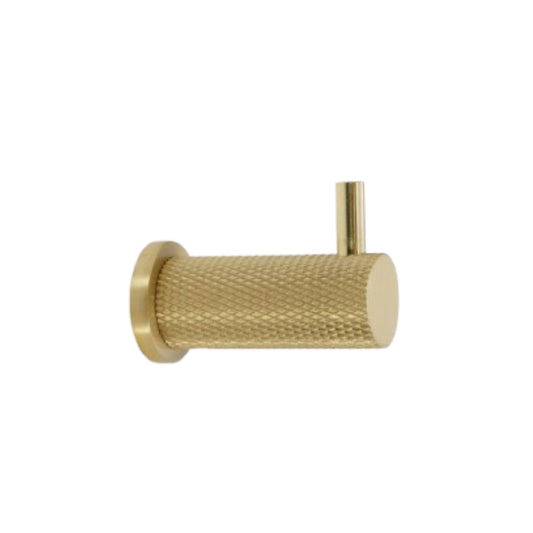 Jewel Knurlmond Coat Hook Satin Brass