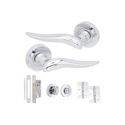 Lever Door Handle Bathroom Pack Home Decor 