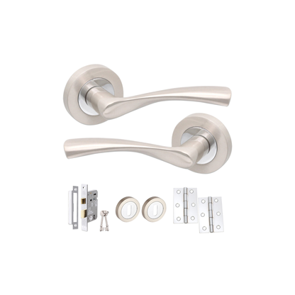 Lever Door Handle Lock Pack Home Decor