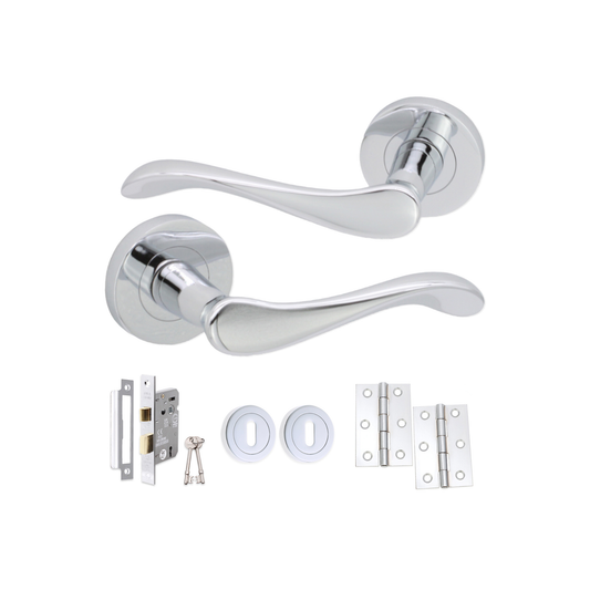 Lever Door Handle Lock Pack Home Decor