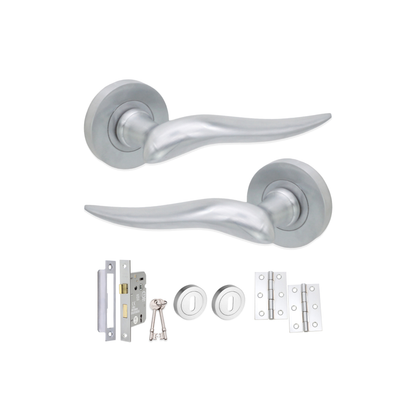 Lever Door Handle Lock Pack Home Decor