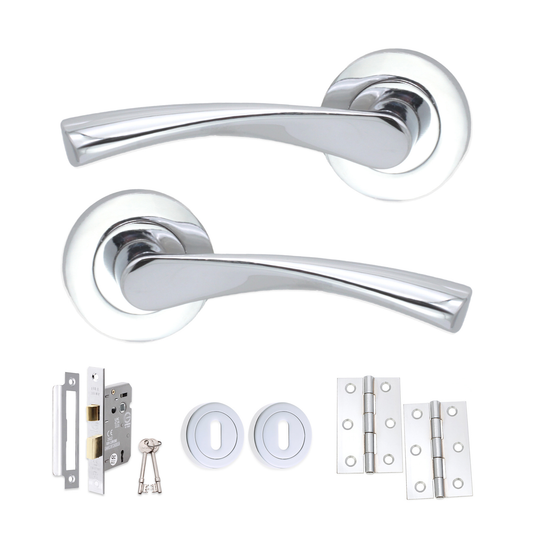 Lever Door Handle Lock Pack Home Decor