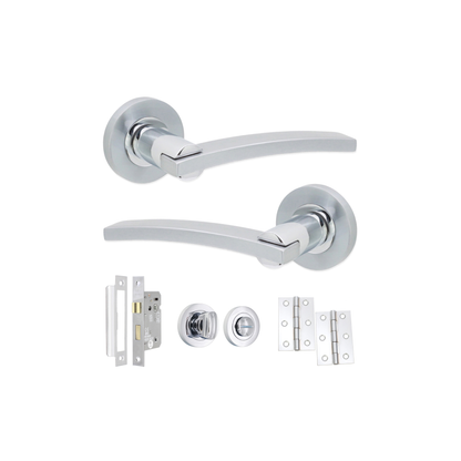 Lever Door Handle Bathroom Pack Home Decor