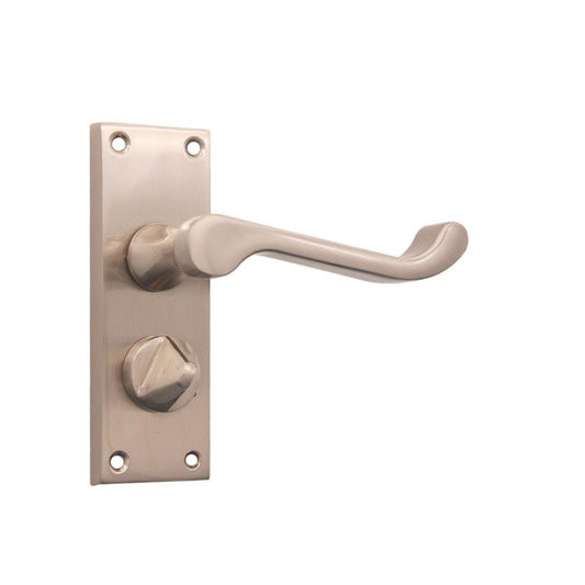 Lever on backplate door handles home decor