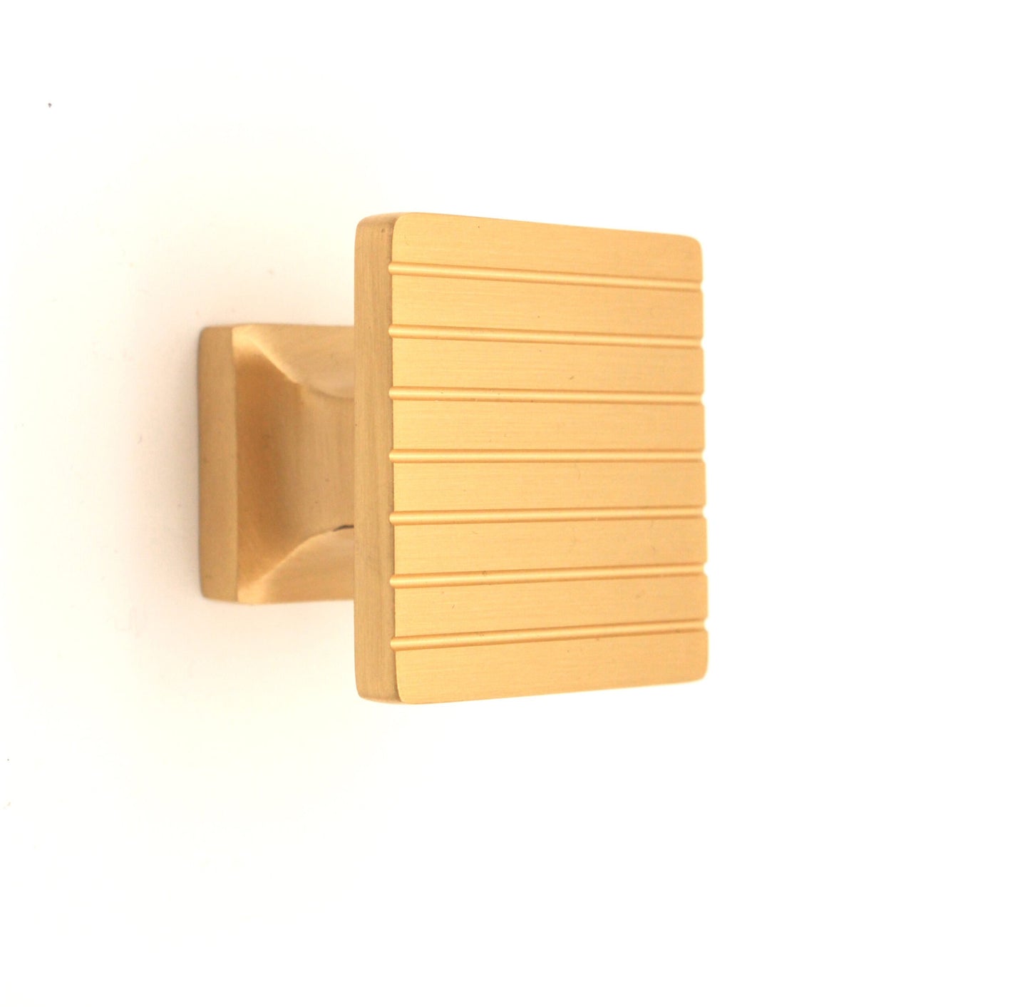 Striped Brass Cabinet Handles - Small