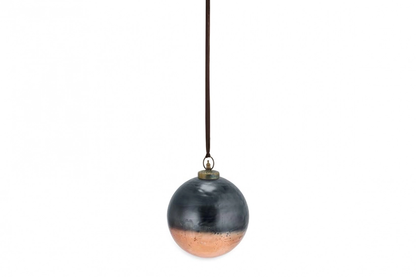 Nevasa Giant Bauble Round - Dark Smoke & Antique Copper