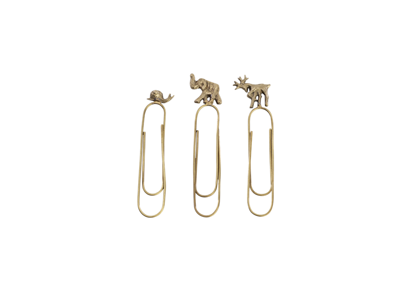 ANIMAL PAPERCLIPS - SET OF 3