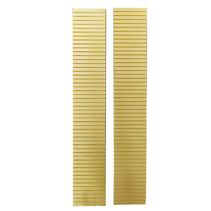 Long Striped Brass Wardrobe Handles