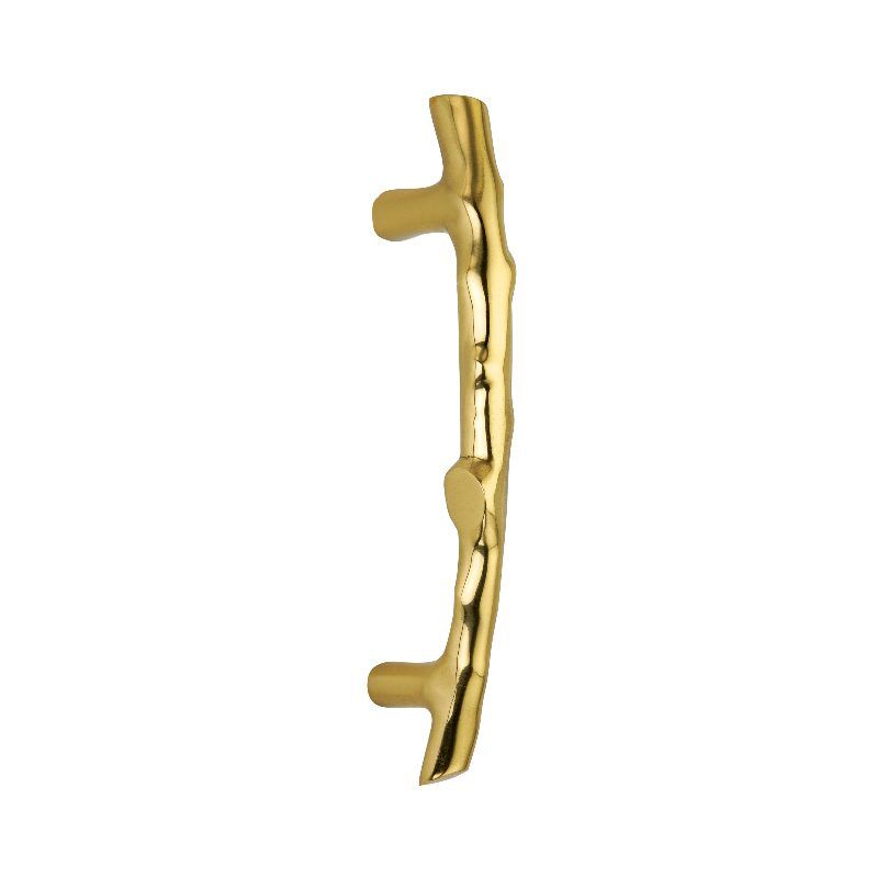 Bamboo Pull Handle Polished Brass