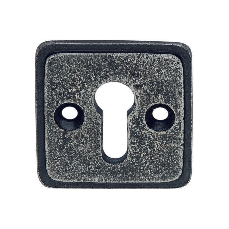 Square Escutcheon Pewter Home Decor 