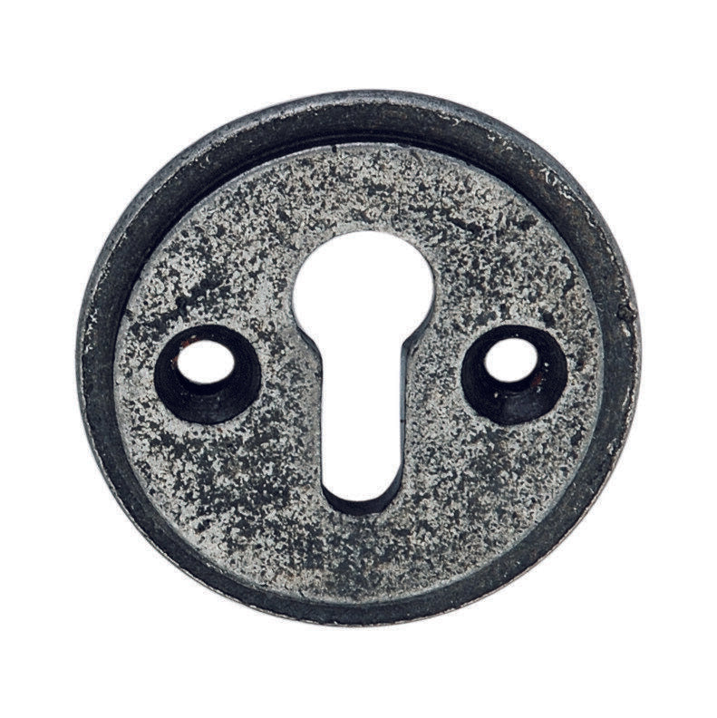 Round Pewter Escutcheon Home Decor