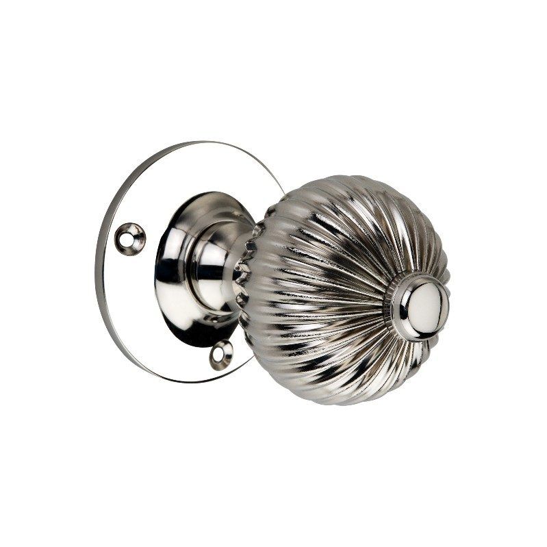 Regency Door Knob Polished Nickel Home Decor