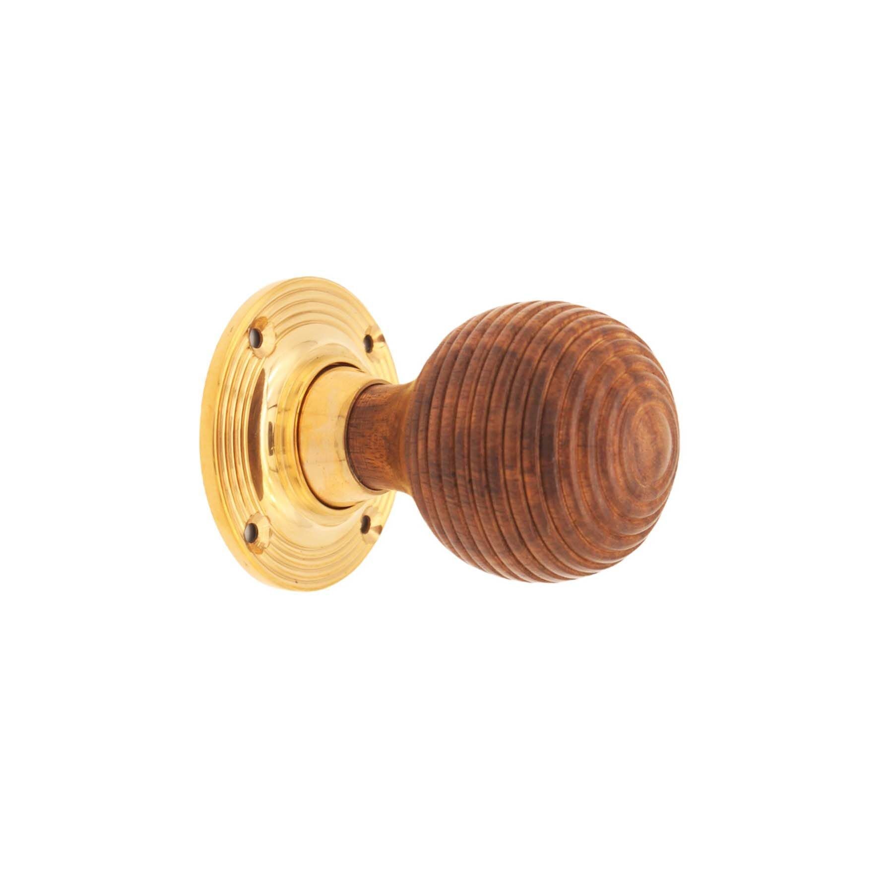 Rosewood Beehive Door Knob Home Decor