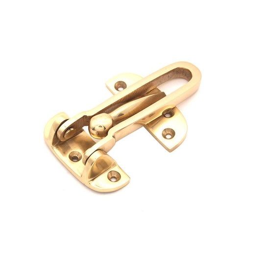 Brass Door Guard 105mm Polished Brass