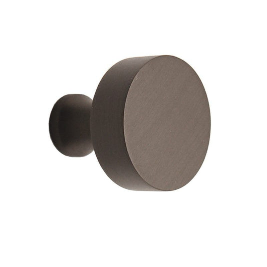 Runder Schrankknopf Gunmetal Grey