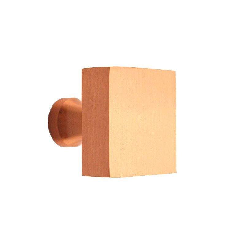 Square Cupboard Knob Copper