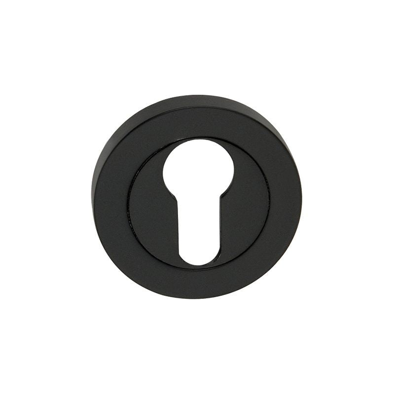 Matt Black Euro Profile Escutcheon Home Decor