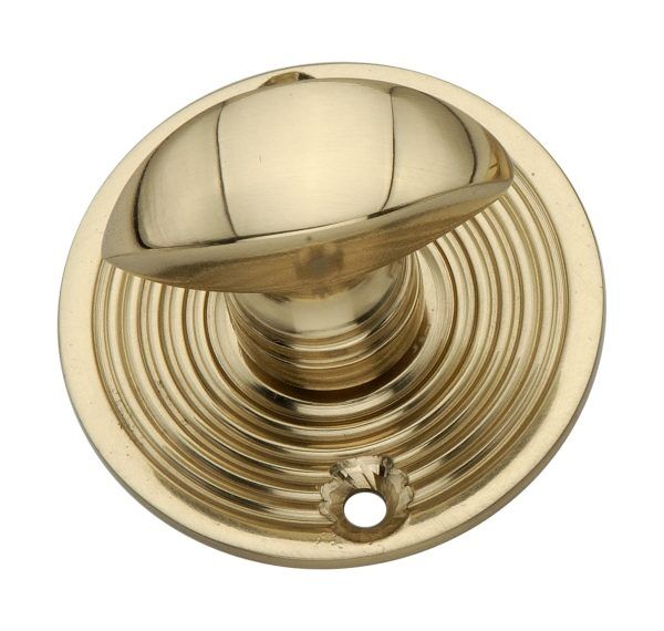 Beehive Turn & Release  Polished Brass