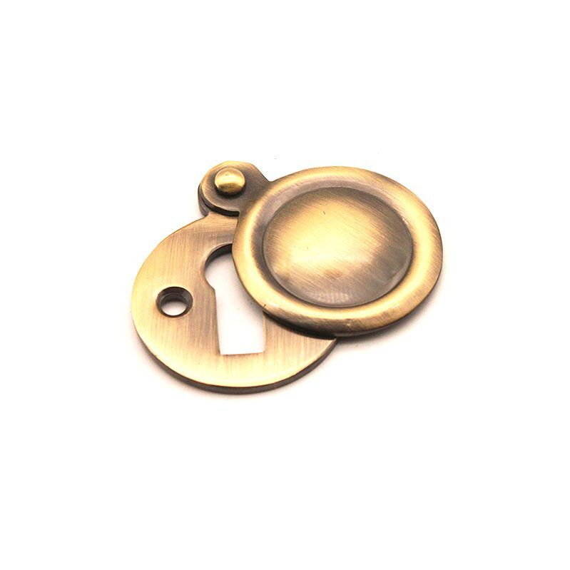 Victorian Key hole Covered Antique Brass
