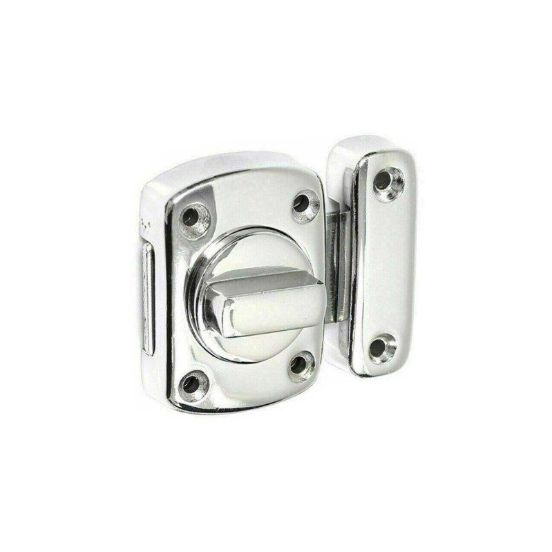 Bathroom Latch Polished Chrome Home Decor