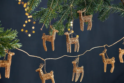 RAMYA WIRE REINDEER GARLAND