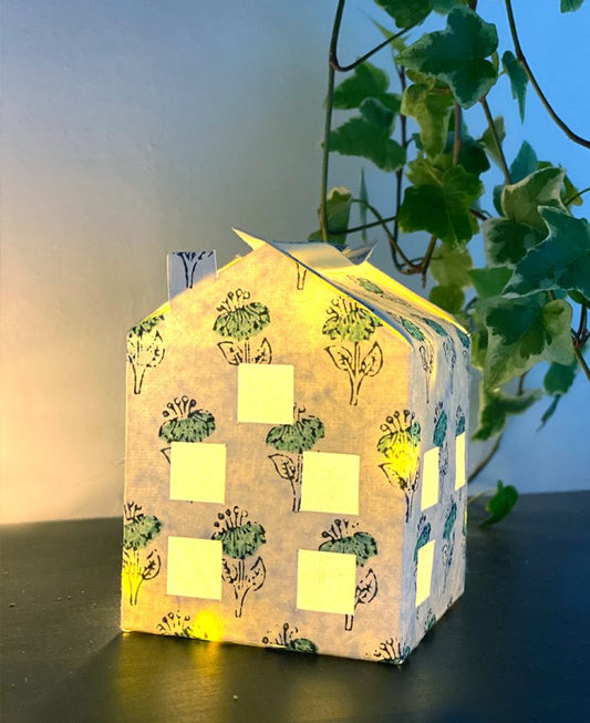 Daisy Hut Handmade Paper Lantern