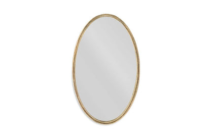 Miroir ovale Almora - Laiton antique