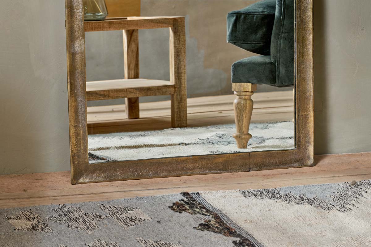 Miroir pleine longueur Yadur - Laiton antique